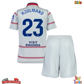 Atletico Madrid Morten Hjulmand #23 Replica Third Stadium Kit for Kids 2026-27 Short Sleeve (+ pants)